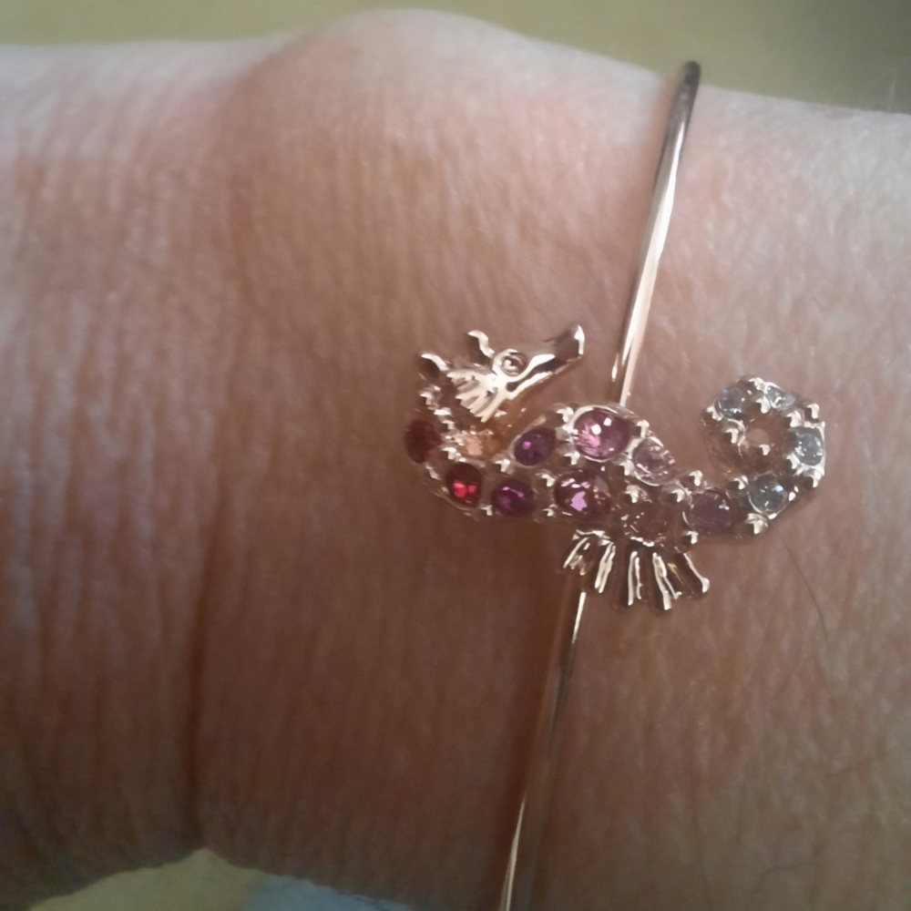 Ted Baker rose gold seahorse bracelet